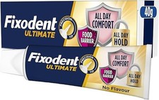 Fixodent Plus Denture Adhesive, Flavour Free 40g UK Fast & Free Delivery