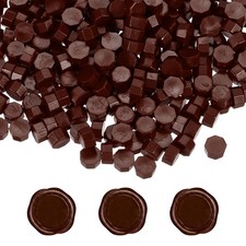 Wax Seal Beads, 300 Pcs Wax Sealing Beads for Sealing Letters, Brown