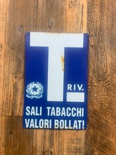 Insegna in metallo, Sali E Tabacchi, 20x30  cm