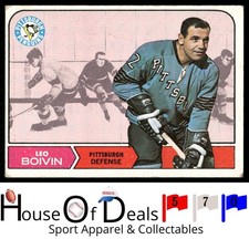 1968-69 Topps #101 Leo Boivin Pittsburgh Penguins NHL Hockey Card