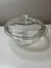 Pyrex 322  7” 1qt. Mixing/Serving Bowl With Glass Lid B-17 No Chips Or Cracks