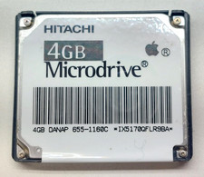 Hitachi 4GB Microdrive HMS360404D5CF00 CompactFlash Type II for Apple Ipod Mini