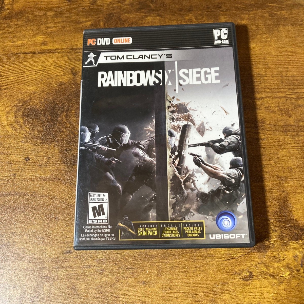 Tom Clancy's Rainbow Six Siege PC DVD ROM Game Ubisoft ESRB Mature 17+