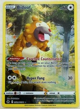 Bidoof GG29/GG70 - SWSH Crown Zenith Galarian Gallery Pokemon TCG Card [NM]