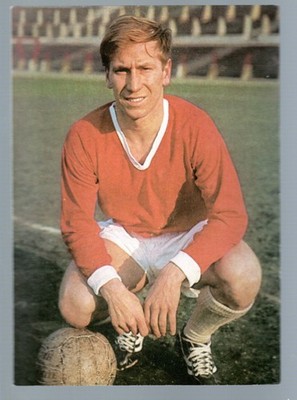 Bobby Charlton 1966 Aral Postcard