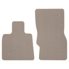 Velours Fußmatten für Alfa Romeo Stelvio ab Bj. 2017 Automatten VORNE BEIGE STD