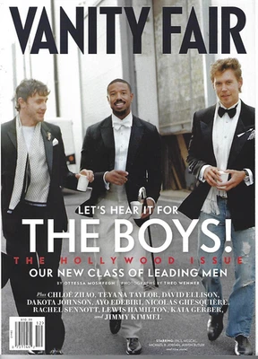 Vanity Fair Magazine Let's Hear It for The Boys Hollywood Issue January 2026