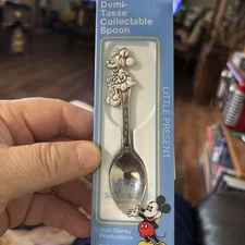 MINI MOUSE Demi Tasse Collectable Baby Spoon Little Present Walt Disney MadeUSA