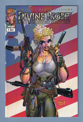 Divine Right #1 : NM : ''Blaze of Glory'' American Entertainment Exclusive Edition