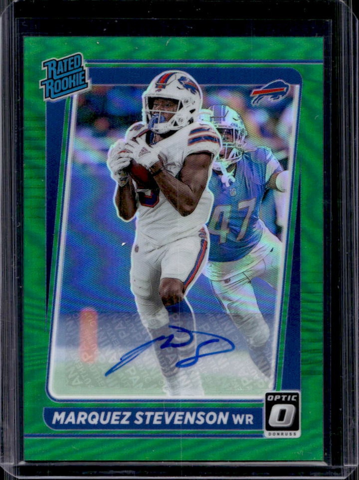 Marquez Stevenson Panini Donruss Optic #257 Autograph-Green