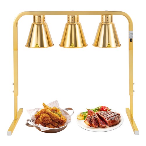3 Head Food Warming Lamp 750W 110V for Restaurant Kitchen Fast Food Home US - Picture 11 of 14
