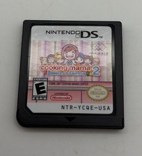 Cooking Mama 2 Dinner With Friends Nintendo DS Cart Only Tested and Working