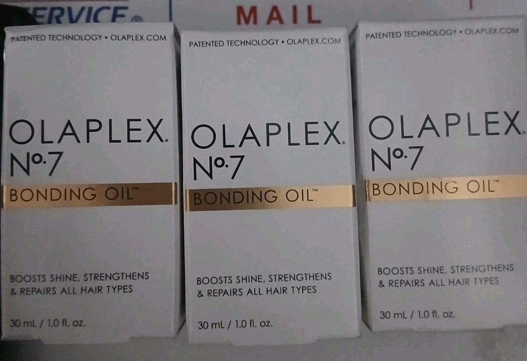 Olaplex No.7 Bonding Oil, Shines & Repairs Hair 1 oz X 3 =  3 Oz Total  Lot Of 3
