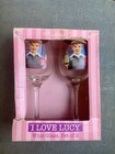 I Love Lucy Vitameatavegamin Clear Stemmed Wine Glass Set of 2 w/ Box — photo 5