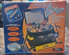NEW SEALED COLLAPSIBLE MUSIC COOLER AMPLIFIED SOUND SYSTEM FM RADIO SURFSTIK
