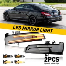 2X LED Side Sequential Mirror Signal Turn for Golf Lights Benz C A B E S GLA