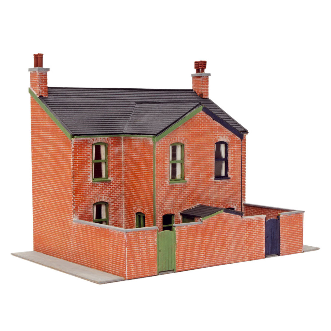 Peco LK-207 Lineside Victorian Low Relief House Backs OO/HO Gauge Kit