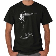 Michael Jackson King of Pop Dance Signature Womens or Mens Crewneck T Shirt Tee