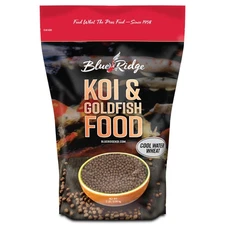 Premium Koi Fish Food 2lb - Cool Water Wheat Floating Pellets for Ponds