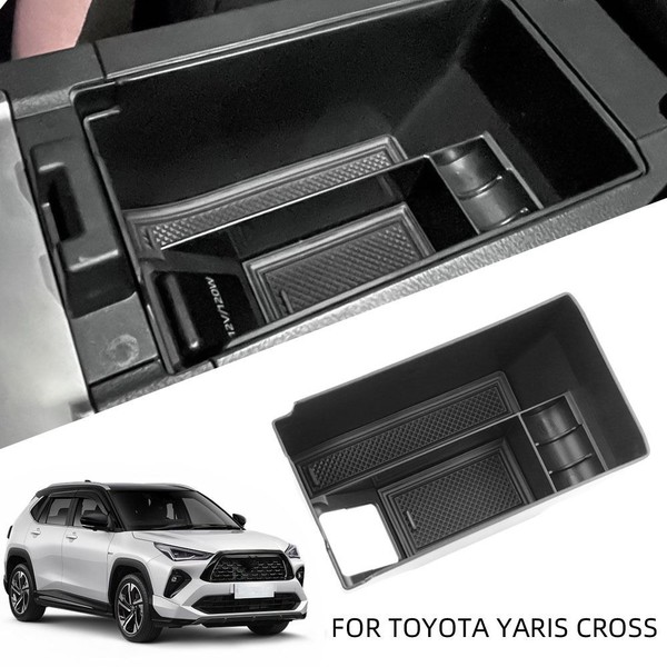 Car Armrest Stauraum Ablagefach Tray FüR Toyota Yaris Cross LHD Organizer-image