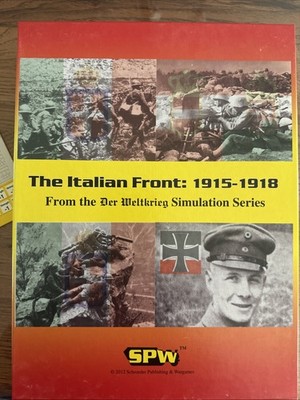 Schroeder Publishing & Wargames (SPW) The Italian Front: 1915-1918 2003 Wargame