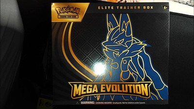 Pokemon TCG Mega Evolution Lucario ETB Elite Trainer Box - New Sealed