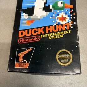 Duck Hunt NES 3 Screw Variant Complete In Box Nintendo Authentic Black Box