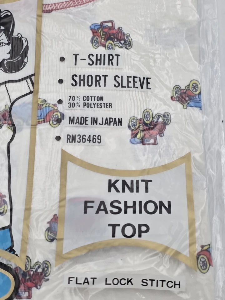 Top de moda vintage años 60’s/70 Miss Holly tejido para mujer talla mediana coche rojo Foto 2 de 4