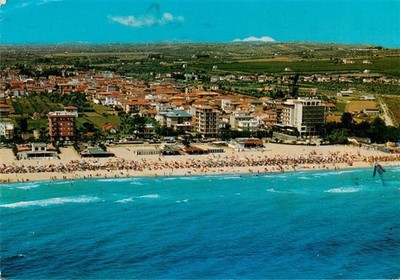 Alba Adriatica Teramo Abruzzo IT Fliegeraufnahme