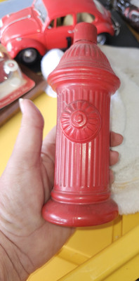 Avon Collectible Perfume Bottle Red Fire Hydrant Shaped Unique Vintage Decor