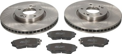 Bremsensatz Scheibenbremse MAPCO 47938 für HYUNDAI ix35 LM EL ELH i40 1 VF CW 3