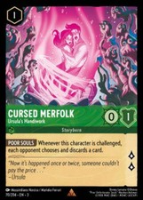 070/204 Cursed Merfolk - Ursula's Handiwork Disney Lorcana into the inklands Rar