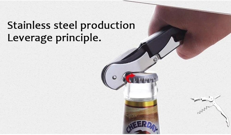 12-Piece Corkscrew Set Stainless Steel Folding Corkscrew - Image 4 of 4