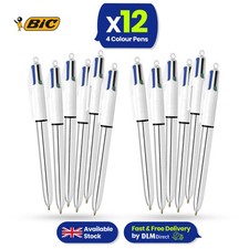 BIC 4 Colour Shine - Pack of 12 - FREE P&P