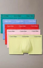 Calvin Klein Men's ICON Cotton Stretch Pride 5-Pack Low Rise Trunk Medium