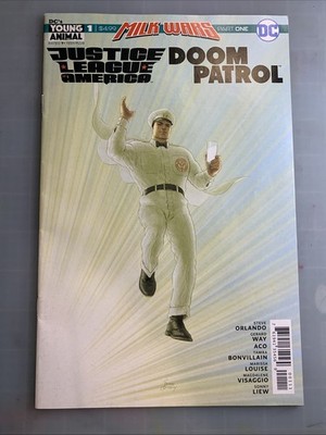 Justice League Of America/Doom Patrol Milk Wars Part One Comic Book DCs Young An