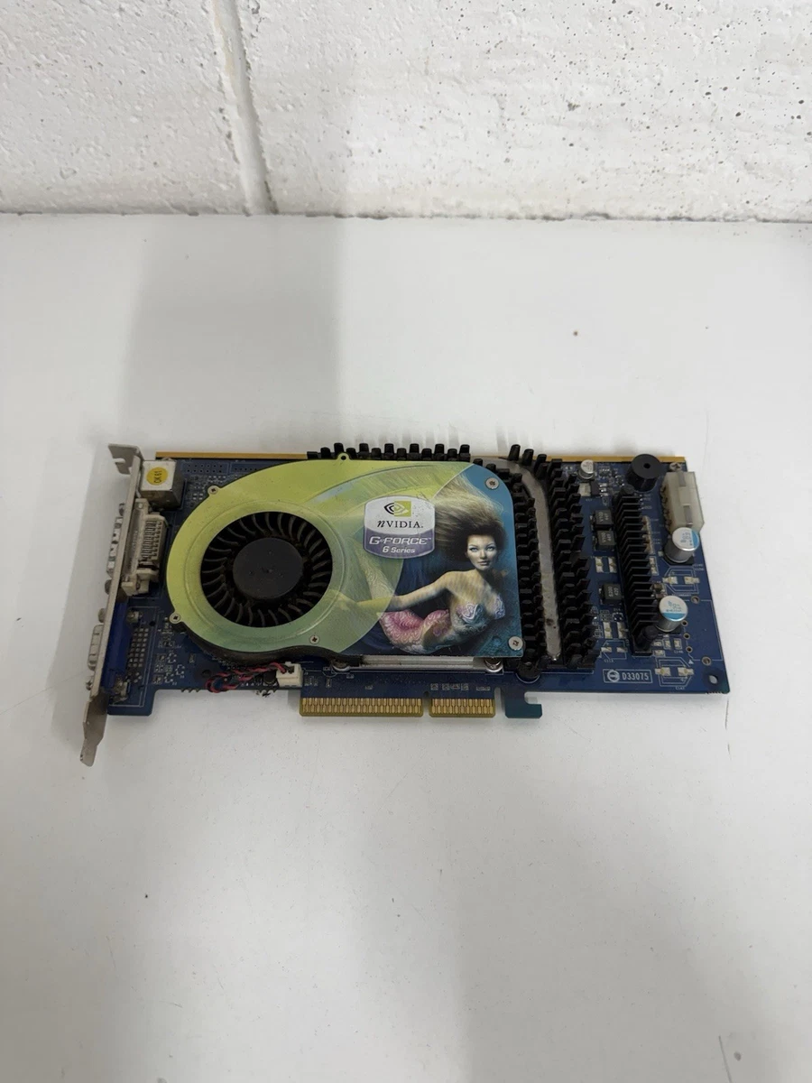 XFX Nvidia GeForce 6800 LE VGA AGP Card GF 6800LE 128MB DDR TV DVI PV T40l Naf7