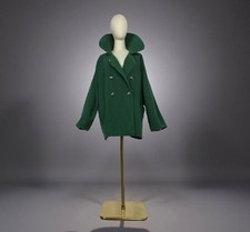 Ermanno Scervino Green Coat Double Breasted O...