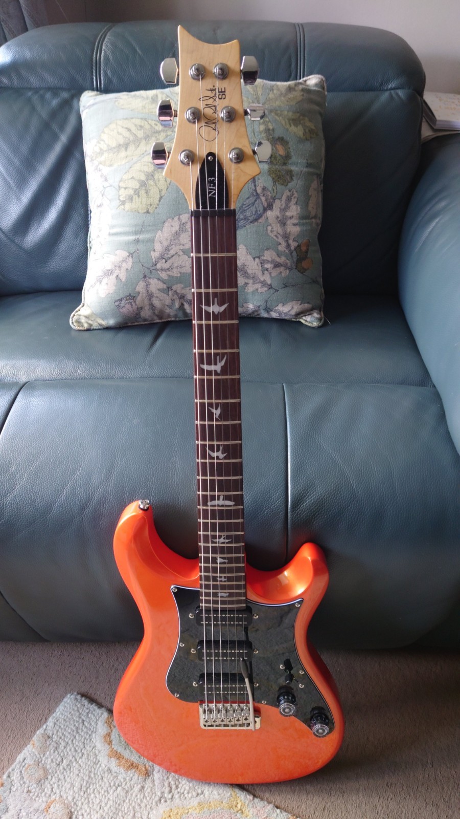 PRS SE NF3 Metallic Orange Guitar