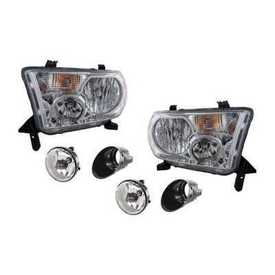 Headlight Driving Head light Headlamp  Driver & Passenger Side Left Right