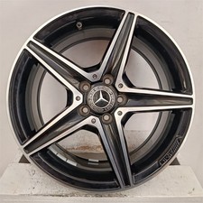 MERCEDES C 205 AMG 18 ZOLL 7.5J ET44 Original 1 Stück Alufelge Felge Aluminium MERCEDES C 205 AMG 18 ZOLL 7.5J ET44 Original 1 Stück Alufelge Felge Aluminium