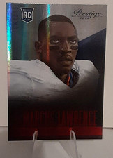 DeMARCUS LAWRENCE Cowboys 2014 Panini Prestige RED FOIL Rookie Card #277 SP RC. rookie card picture