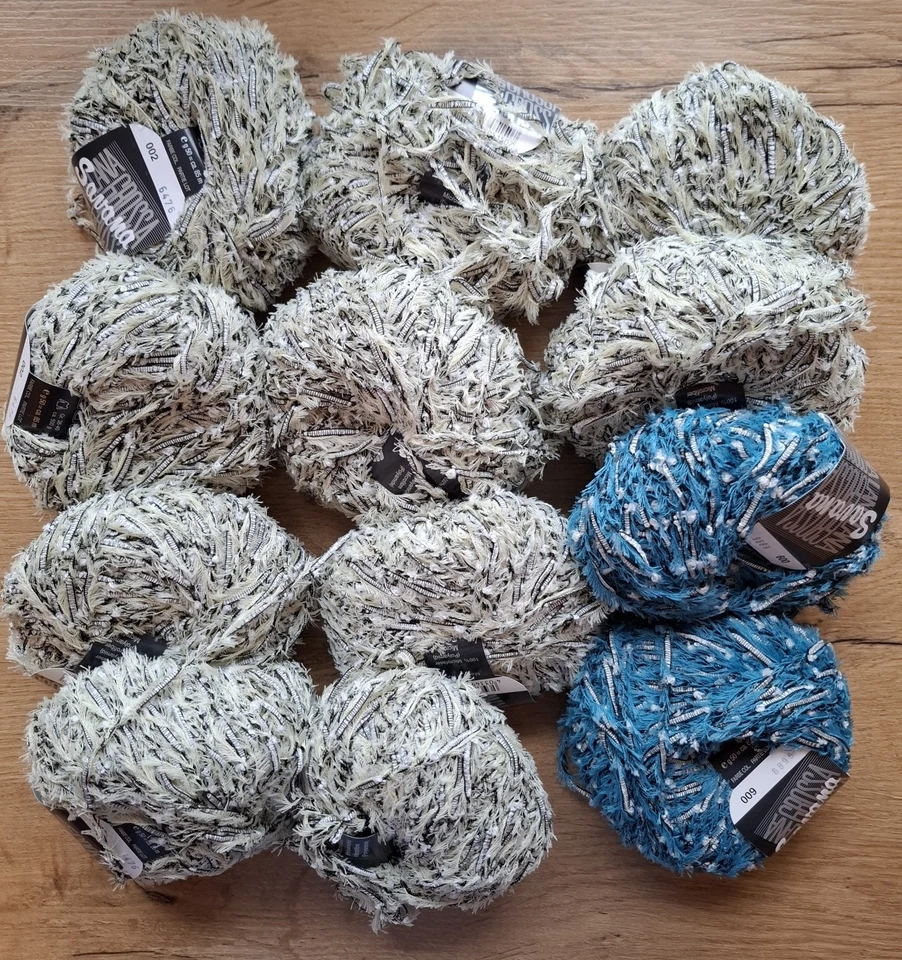 600g Wolle Lana Grossa Savana  500g Fb 002/100g Fb 009 f. zB. Weste o. Schal - Bild 2 von 4