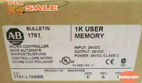 New  Sealed AB 1761-L16BBB MicroLogix 1000 16 Point Controller US Free Tax