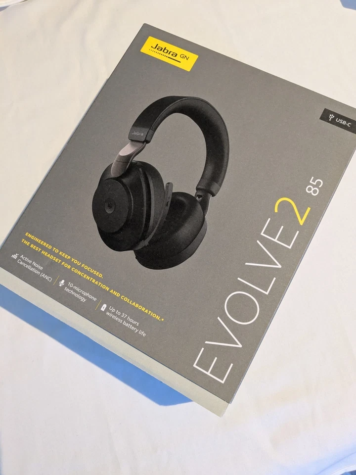Jabra Evolve2 85 Wireless ANC Headset MS-zertifizierter Stereo-Kopfhörer USB-C - Bild 3 von 4