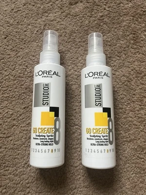 LOREAL L’oreal Paris Studio Line GO CREATE Sculpting Spritz Spray 150ml 2 PACK