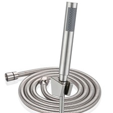 Handheld Shower Head with Hose, Hand Held Shower Wand Head with Long Hose, Hi...