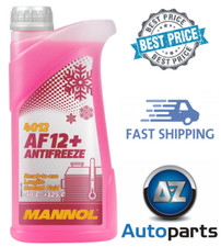 Mannol AF12+ Red Antifreeze/Coolant -40°C Ready Mixed Longlife 4012 1L