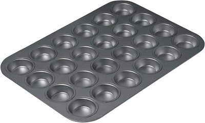 Chicago Metallic Professional 24-Cup Non-Stick Mini-Muffin Pan, 15.75-Inch-by-11