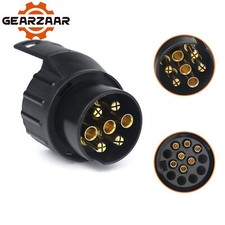 7 to 13 pin Trailer Caravan Towbar Towing Electric Socket Adapter Plug Converter